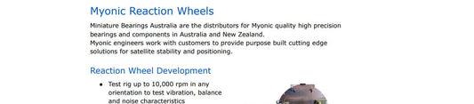 Myonic Reaction Wheels