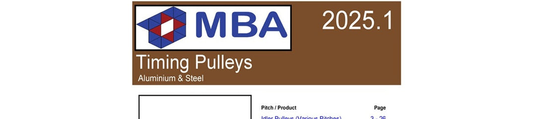 Free Timing Pulleys & Idlers Catalogue