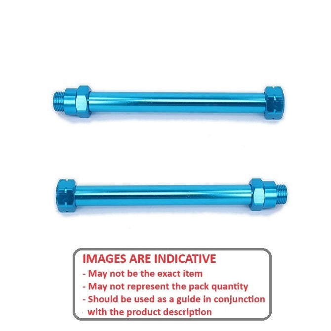 1223894 | AXLE-8-BL --- Accessories Hobby - Axle Blue - 1/8 Scale