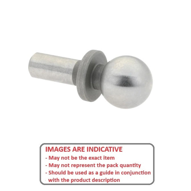 1069962 | BLTO-00635-CS-S2P --- Tooling Balls - 6.35x3.175x14.224 mm - Carbon Steel