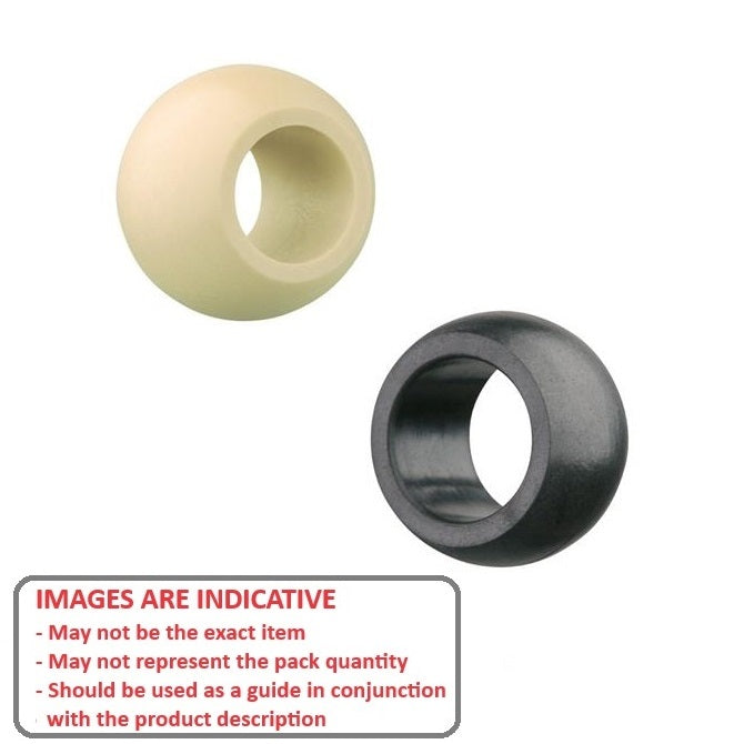 1064006 | BLB-00520-00200-W3 (7 Pcs) --- Bored Balls - 5.2x2x4 mm - Plastic
