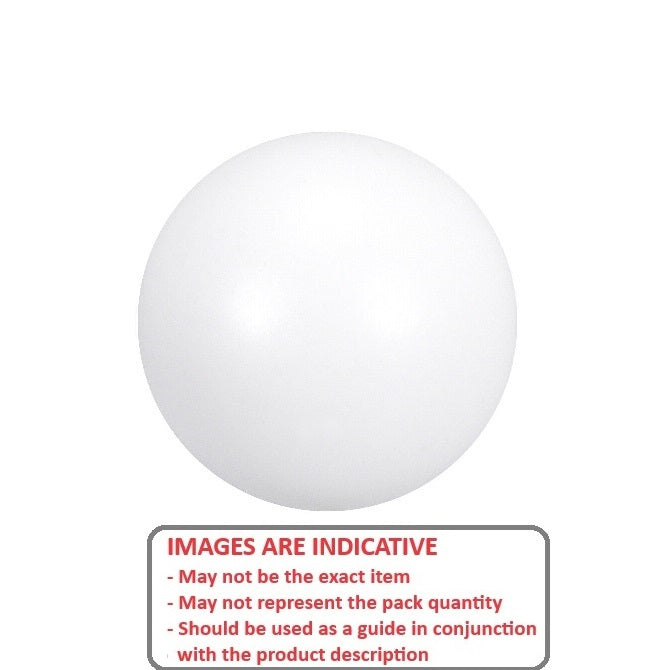 1037913 | BL-00159-PTF (5 Pcs) --- Plastic Balls - 1.59 mm PTFE - Grade 1