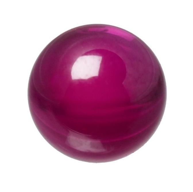 1069782 | BL-00635-RY-G25 (5 Pcs) --- Ceramic Balls - 6.35 mm Synthetic Ruby - Grade 25
