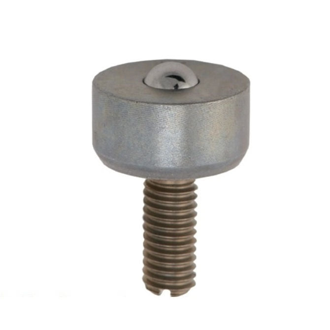 1116674 | BTU0018-011-TS-BA (50 Pcs) --- Screw Stem Ball Transfer Units - 18 kg - 10.5x13 mm - Stainless Steel AISI 440C and Aluminium