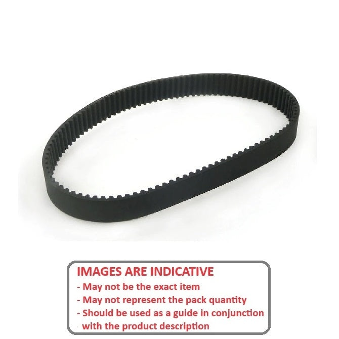 1148763 | B-020G-0037-0030-NFB --- Timing 2.000mm Pitch Belts - 37 tooth - 74x3 mm - Nylon Covered Neoprene Rubber with Fibreglass GT2 or Carbon Fibre GT3 Cords