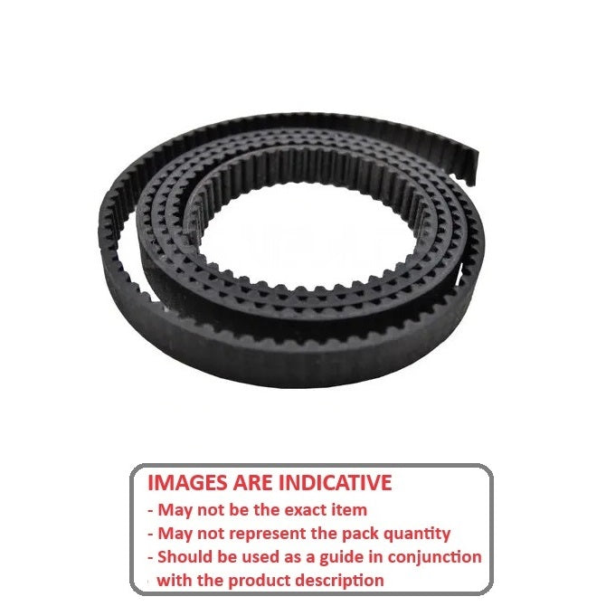 1040409 | B-MXL-ST-0127-NF (Metre) --- Timing Lengths Belts - 2.032x12.7 mm - MXL 2.032mm - Nylon Covered Neoprene Rubber with Fibreglass