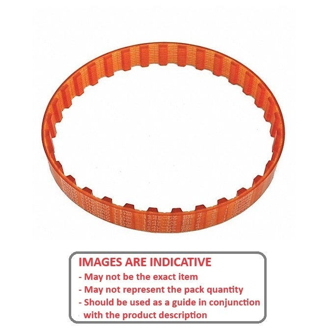 1160815 | B-MXL-0050-0032-PPO (2 Pcs) --- Inch Timing Belts - 50 tooth - 101.6x3.2 mm - Polyurethane with Polyester Cords