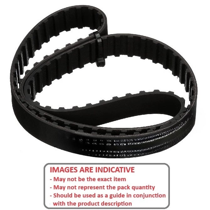 1206478 | B-H-0188-0381-NFB (4 Pcs) --- Inch Timing Belts - 188 tooth - 2387.6x38.1 mm - Nylon Covered Neoprene with Fibreglass Cords