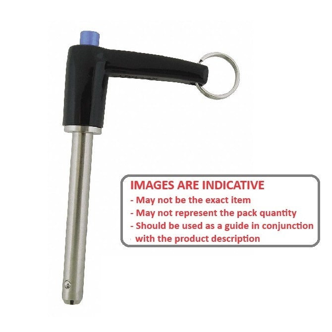 1056440 | BLP-048-0254-LI-S17 --- Ball Lock Pins - 4.76x25.4 mm - 17-4 PH Stainless