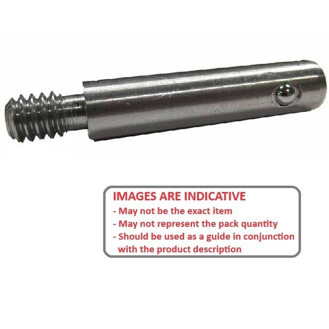 1056459 | BLP-048-0254-THR-S3 --- Ball Lock Pins - 4.76x25.4 mm - 303 Stainless Steel