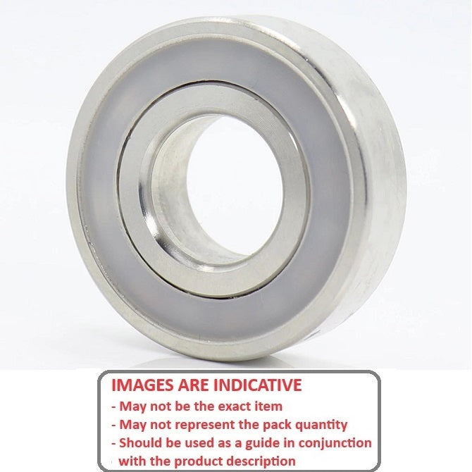 1068876 | S316-626-2PE --- Single Row Ball Bearings - 6x19x6 mm - Stainless Steel 316 (Similar to A4, 18-10)