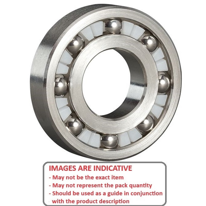 1076895 | S316-607 --- Single Row Ball Bearings - 7x19x6 mm - Stainless Steel 316 (Similar to A4, 18-10)