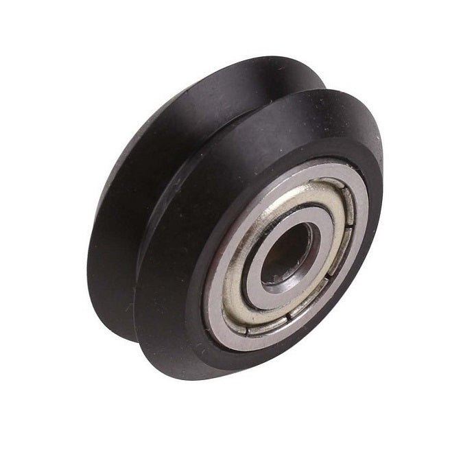 1037830 | MR24.300-5.000-ZZ-VP-4.800 --- Plain Guide Wheels Dual Vee - Guide Wheel Size Reference 1 or 2 24.3x5 mm - Chrome Steel SAE 52100 with Economy Plastic Vee