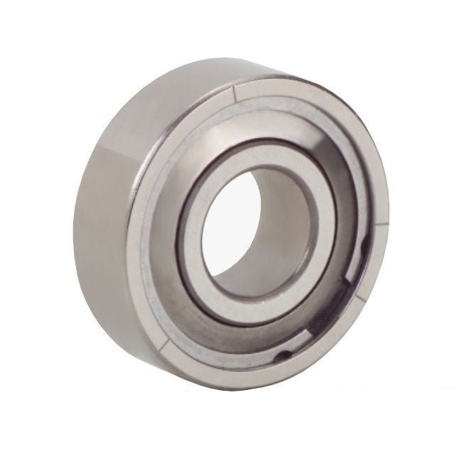 1041973 | S602X-FF-MC34-GR7-R-L23 (50 Pcs) --- Single Row Ball Bearings - 2.5x8x2.8 mm - Stainless Steel AISI 440C - Ribbon Retainer Low Torque