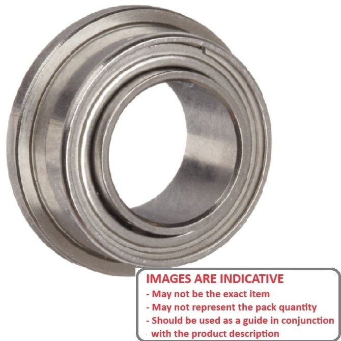 1036835 | SFWR0A-ZZ-MC3 --- Single Row Ball Bearings - 1.191x3.967x2.381 mm / 3.175 mm - Stainless Steel AISI 440C