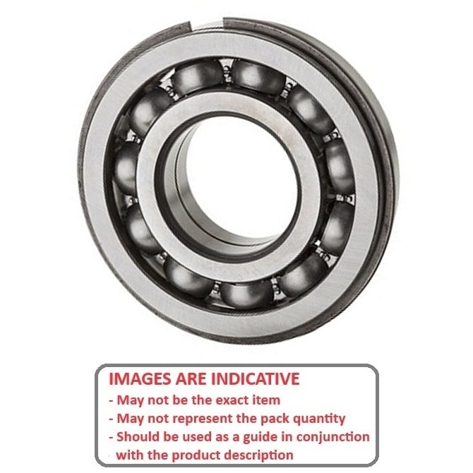 1110213 | 6302-NR --- Single Row Ball Bearings - 15x42x13 mm - Chrome Steel SAE 52100