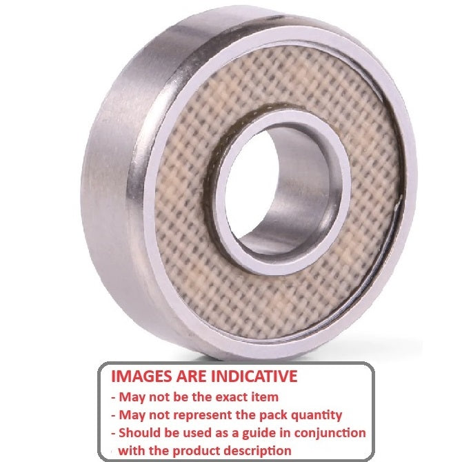 1050758 | R155A-TTS-ECO --- Single Row Ball Bearings - 3.969x7.938x3.175 mm - Chrome Steel SAE 52100
