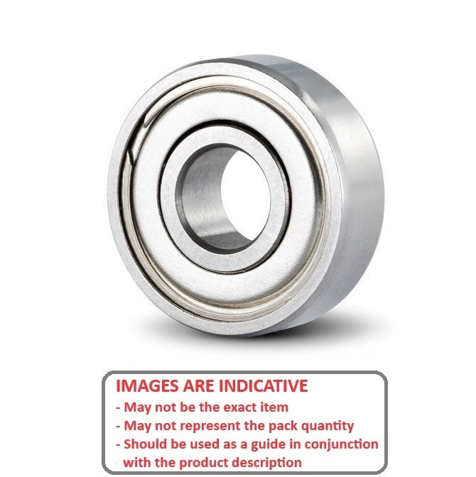 1052007 | SMR74A-ZZS-MC3-JP6 --- Single Row Ball Bearings - 4x7x2.5 mm - Stainless Steel AISI 440C