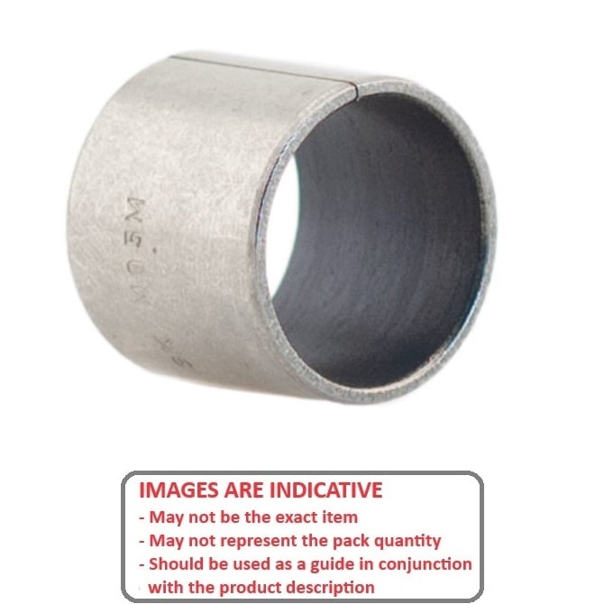 1078081 | BP0079-0095-0095-DU --- Unflanged Bushes - 7.938x9.525x9.525 mm - Steel DU with PTFE