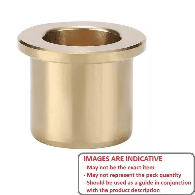 1161771 | BF0508-0635-0603-BA --- Flanged Bushes - 50.8x63.5x60.325 mm - Aluminium Bronze