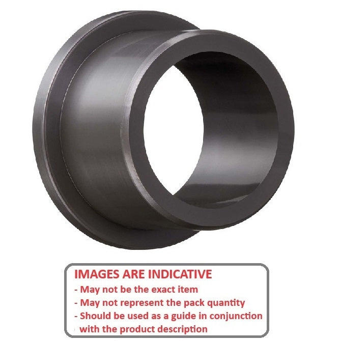 1074831 | BF0070-0090-0120-PG (10 Pcs) --- Flanged Bushes - 7x9x12 mm Plastic - Iglidur G