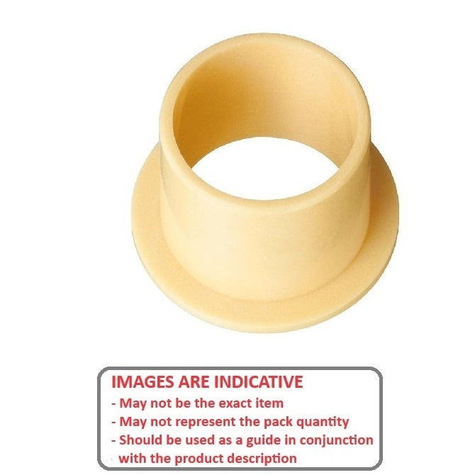 1060662 | BF0050-0080-0080-PRJ (100 Pcs) --- Flanged Bushes - 5x8x8 mm Plastic - Rulon J