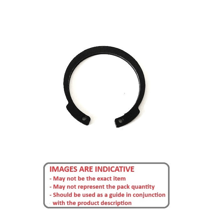 1088889 | CCI-01000-C-V --- Internal Retaining Rings - 10x0.6x10.5 mm - Spring Steel