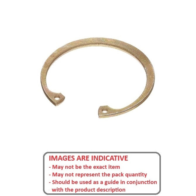 1087773 | CCI-00953-CZY (5 Pcs) --- Internal Retaining Rings - 9.53x0.64x10.08 mm - Carbon Steel Zinc Plated