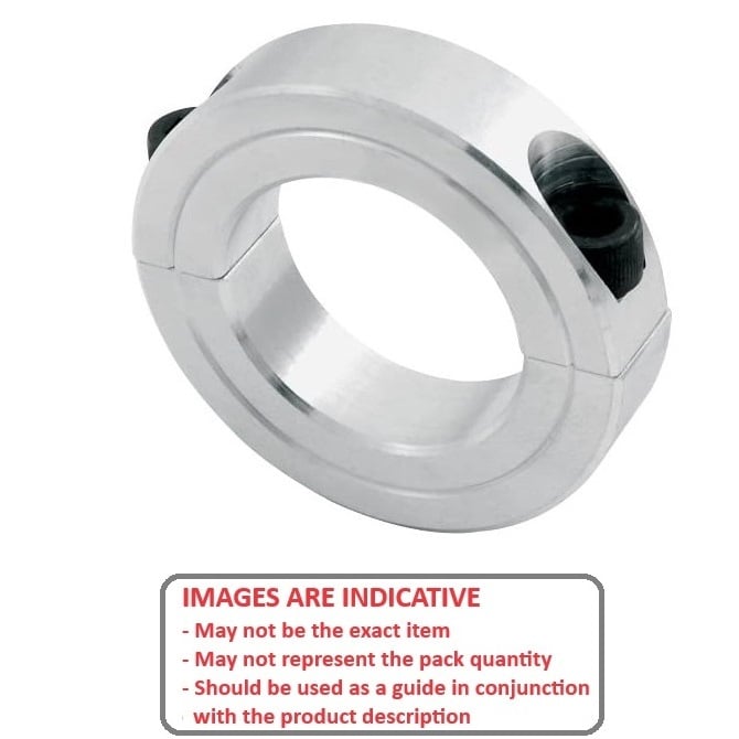 1067265 | COL-00600-020-08-2C-AL --- Shaft Collars - 6x20x8 mm - Aluminium