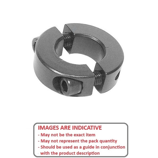 1055123 | COL-00400-016-09-2C-CS --- Shaft Collars - 4x16x9 mm - Steel 12L14 (9SMn Pb36)