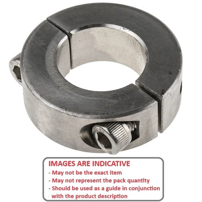 1068631 | COL-00600-016-09-2C-S3 --- Shaft Collars - 6x16x9 mm - Stainless Steel 303/304 (Similar to A2, 18-8) HRB80
