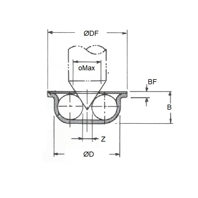 1001949 | C330 (10 Pcs) --- Pivot Bearings - 0.5x3.3x1.6 mm - Chrome Steel