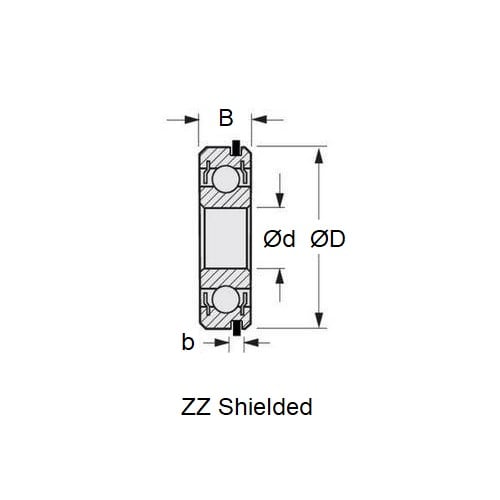 1110207 | 6302-Z-NR-C3 --- Single Row Ball Bearings - 15x42x13 mm - Chrome Steel SAE 52100