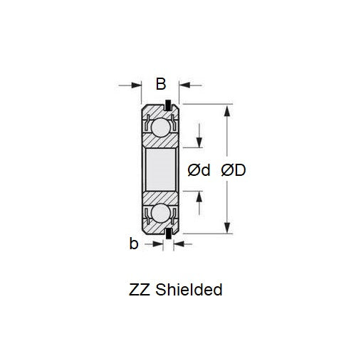 1093558 | 6200-Z-NR-C3 --- Single Row Ball Bearings - 10x30x9 mm - Chrome Steel SAE 52100