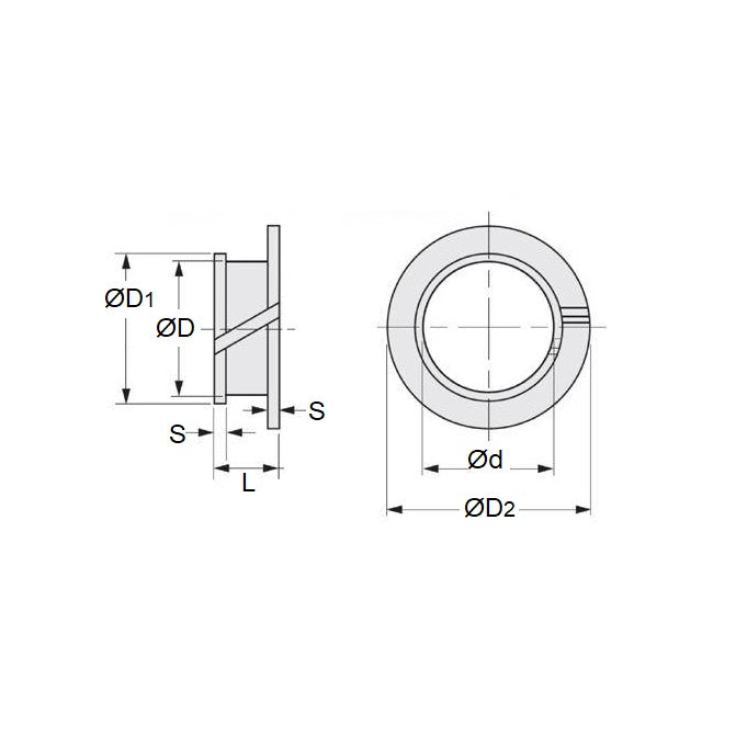 1053460 | BF0040-0052-0042-PC2 --- Clip Bushes - 4x5.2x4.2 mm - Plastic
