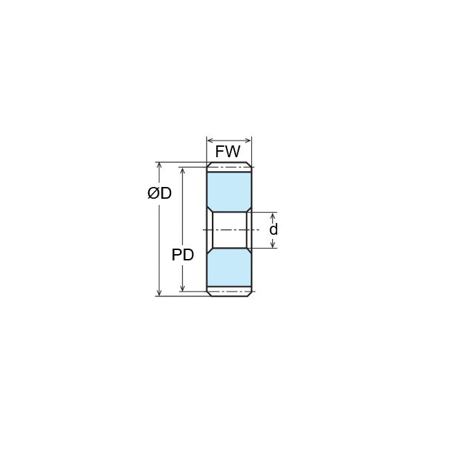 1191846 | G120B-120-M1-060-100-C-ND --- Spur Gears - 120 tooth - 120x10 mm - Carbon Steel