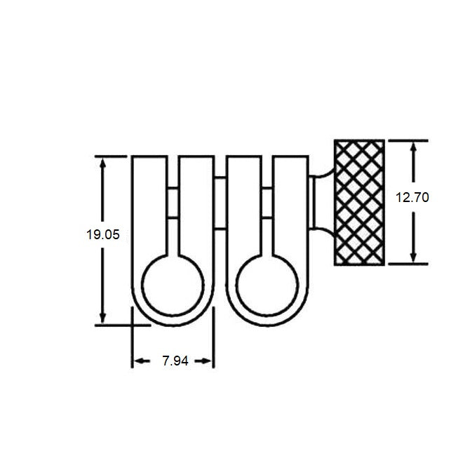 1070219 | SJ-1MRS --- Swivel Joints - 6.35x6.35x19.05 mm