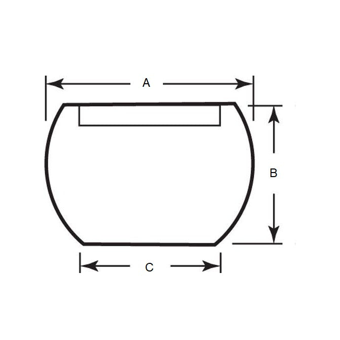 1102453 | KF127C-048-TRT --- Ball Knobs - 1/2-13 UNC -12.7mm- 47.63x15.9 mm - Plastic