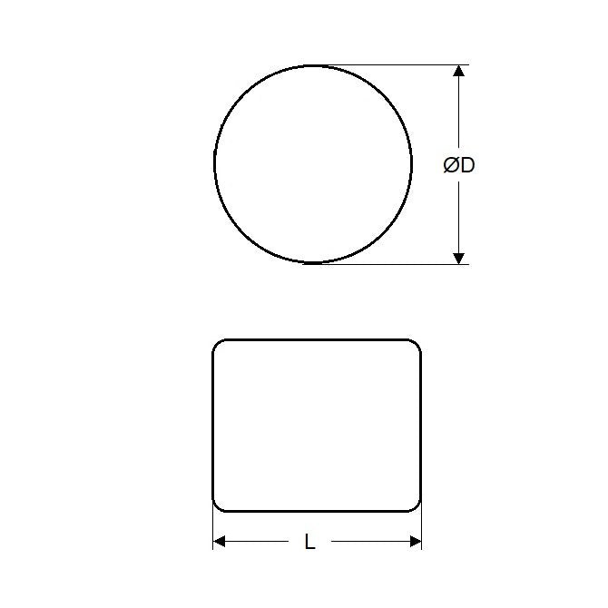 1040355 | 3-1023 --- Cylinder Magnets - 2x3 mm - Anisotropic Ferrite
