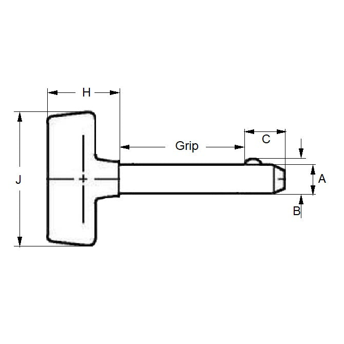 1072932 | BLP-064-0381-T-PC (25 Pcs) --- Ball Lock Pins - 6.35x38.1 mm - Carbon Steel