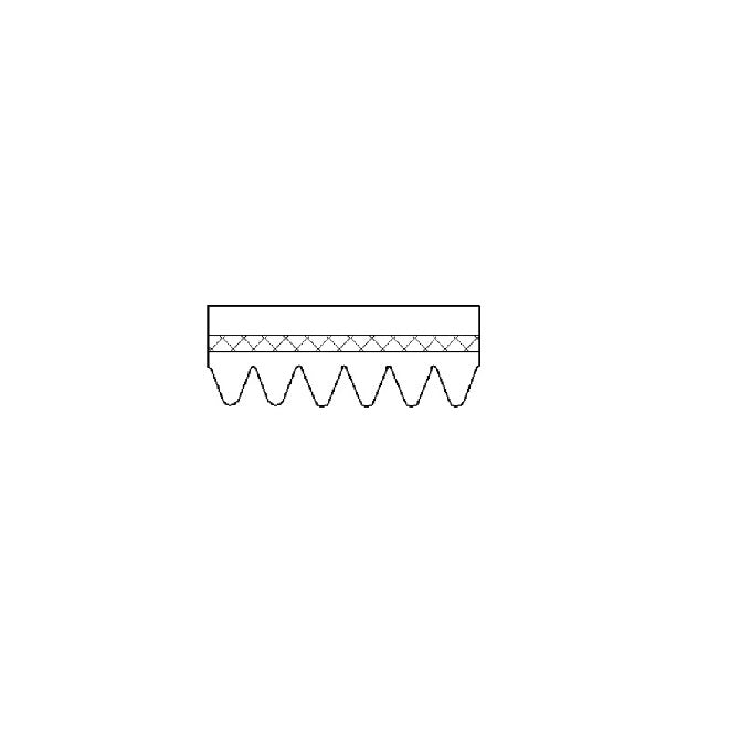 1214541 | BPV-J-06-0330 --- Poly Vee J Section Belts - 330.2 mm - 6