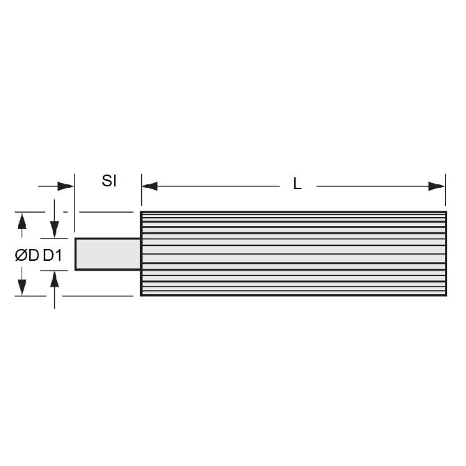 1094634 | P-030H-010-075C --- Metric Timing Stock Pulleys - 10 tooth - 75x9.5 mm - Carbon Steel