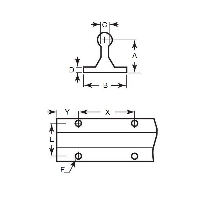 1120053 | PBL320RS --- Rail Supports Linear - 19.05x38.1x609.6 mm