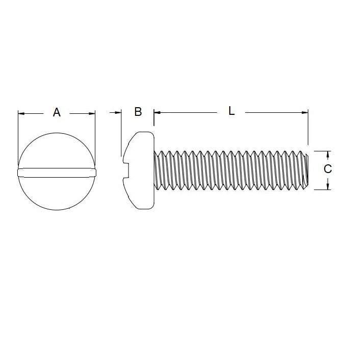 1039340 | SC020M-006-P-SL-S3 (35 Pcs) --- Pan Head Screws - M2 -2x0.4mm- 6 mm - 303 Stainless