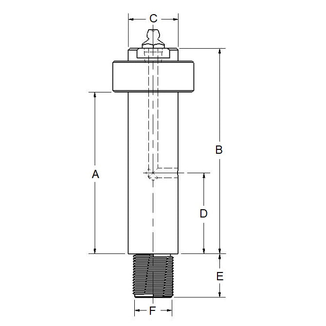 1149754 | IDC-168RS --- Idler Shafts - 38.1x25.4 mm - 3/4-16 - Carbon Steel