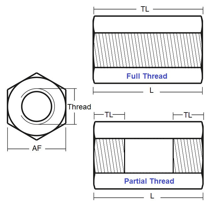 1039186 | SHX-T-0200-05-004-BN (5 Pcs) --- Threaded Spacers - M2 -2x0.4mm- 5x4 mm - Brass