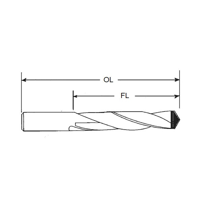 1002511 | DB-0075-H-035 (5 Pcs) --- Drill Bits Tools - 0.75 mm High Speed Steel 35 mm
