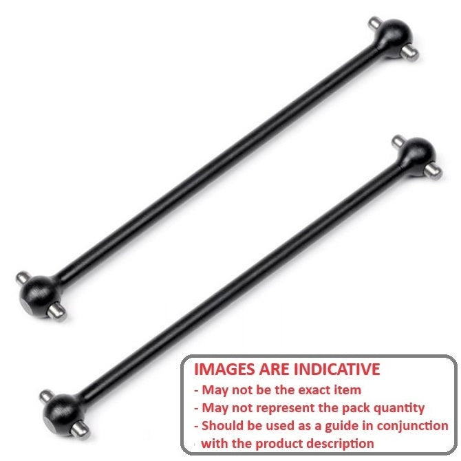 1195980 | DBRC-136-12-06-B (2 Pcs) --- Dogbones Hobby - 136x12x6 mm