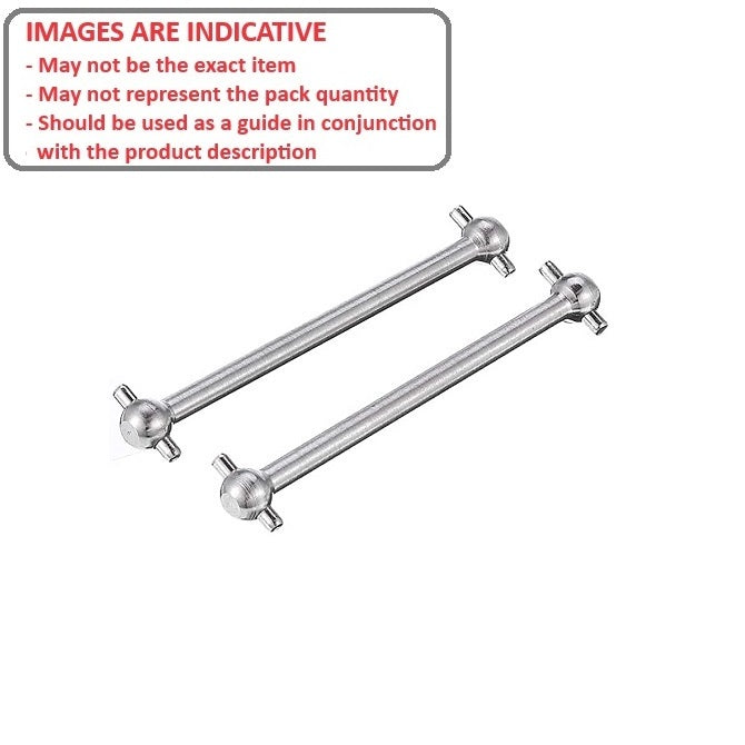 1178813 | DBRC-081-06-03-S (2 Pcs) --- Dogbones Hobby - 81x6x3.2 mm