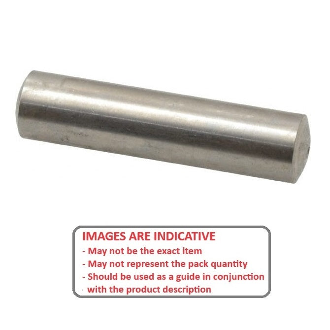 1041246 | DP020-009-316-3-L10 (10 Pcs) --- Dowel Pins - 2x9x10 mm - Stainless Steel 316 (Similar to A4, 18-10)